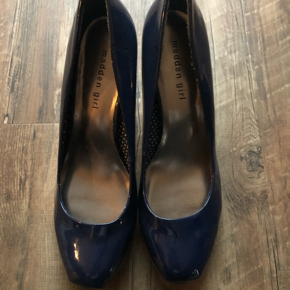 Madden Girl Navy Heels